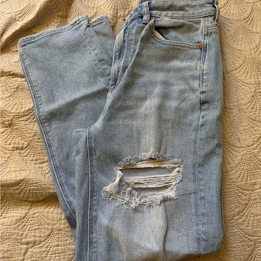 Ae Mom Straight Jeans